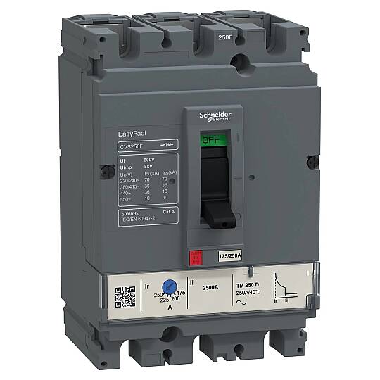 CSV160F 88-125A 3P Ayarlanabilir Termik Manyetik ŞalterSCHNEİDER Schneider Electric