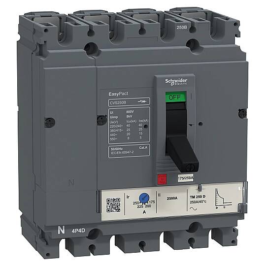 CVS160B 112-160A 4P Ayarlanabilir Termik Manyetik ŞalterSCHNEİDER Schneider Electric