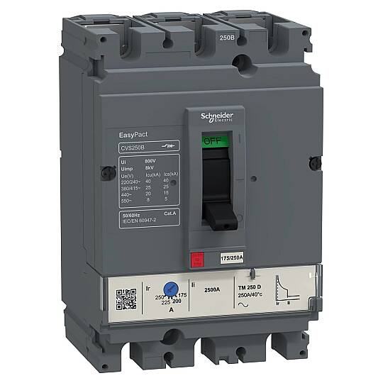 CVS160B 88-125A 3P Ayarlanabilir Termik Manyetik ŞalterSCHNEİDER Schneider Electric