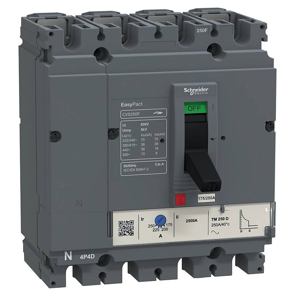 CVS160F 88-125A 4P Ayarlanabilir Termik Manyetik ŞalterSCHNEİDER Schneider Electric - 1