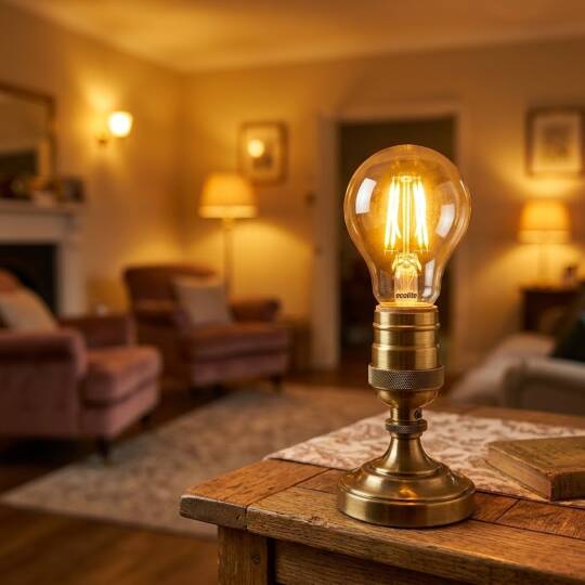 Ecolite 12W SARI 2700K LED FILAMENT CLASSIC Ampul 220V Şeffaf Cam 15.000 Saat Ömür - 2