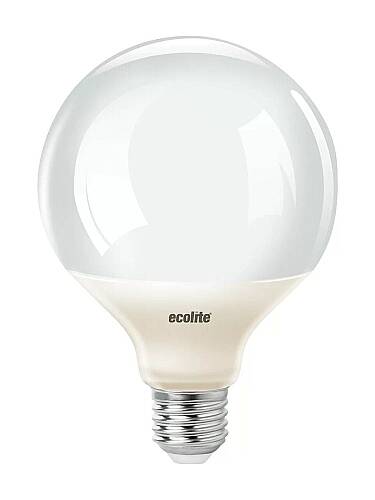 ECOLİTE 15W GÜNIŞIĞI 3000K LED GLOBE G95 Ampul : 220V - Opal cam - 1521 LM - 15.000 saat ömür  - 1