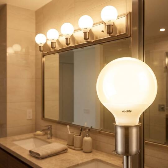 ECOLİTE 15W GÜNIŞIĞI 3000K LED GLOBE G95 Ampul : 220V - Opal cam - 1521 LM - 15.000 saat ömür  - 2
