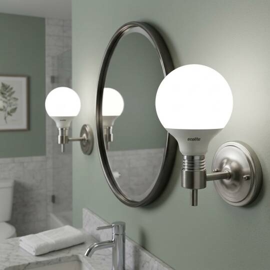 ECOLİTE 15W ILIK BEYAZ 4000K LED GLOBE G95 Ampul : 220V - Opal cam - 1521 LM - 15.000 saat ömür - 2