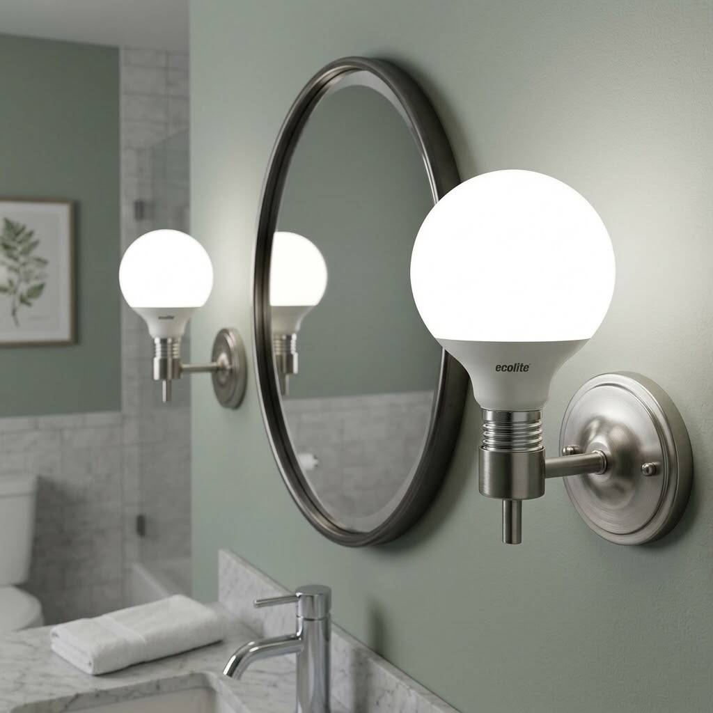 ECOLİTE 15W ILIK BEYAZ 4000K LED GLOBE G95 Ampul : 220V - Opal cam - 1521 LM - 15.000 saat ömür - 2