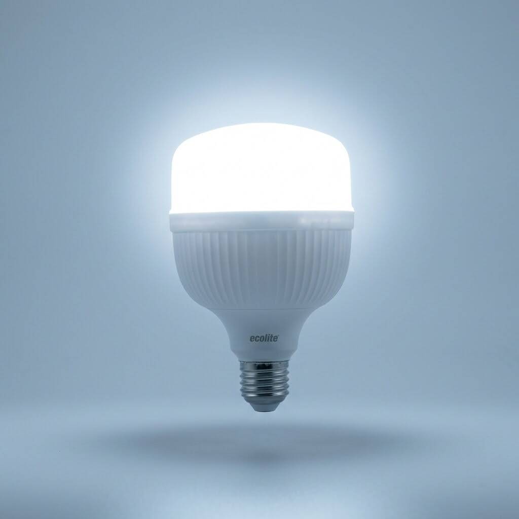 ECOLİTE 17W BEYAZ 6500K LED JUMBO T70 Ampul : 220V - Opal cam - 1.750LM - 15.000 saat ömür - 3