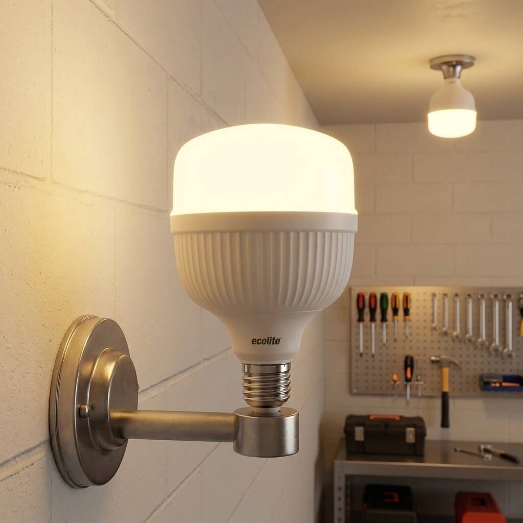 ECOLİTE 17W GÜNIŞIĞI 3000K LED JUMBO T70 Ampul : 220V - Opal cam - 1.750LM - 15.000 saat ömür - 2