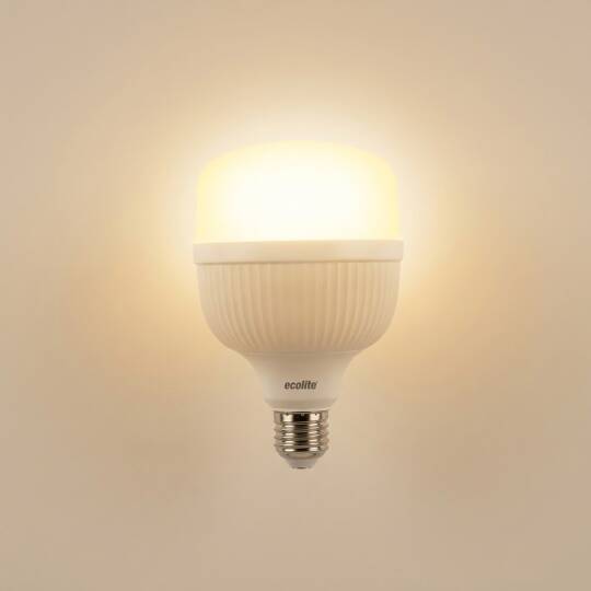 ECOLİTE 17W GÜNIŞIĞI 3000K LED JUMBO T70 Ampul : 220V - Opal cam - 1.750LM - 15.000 saat ömür - 3