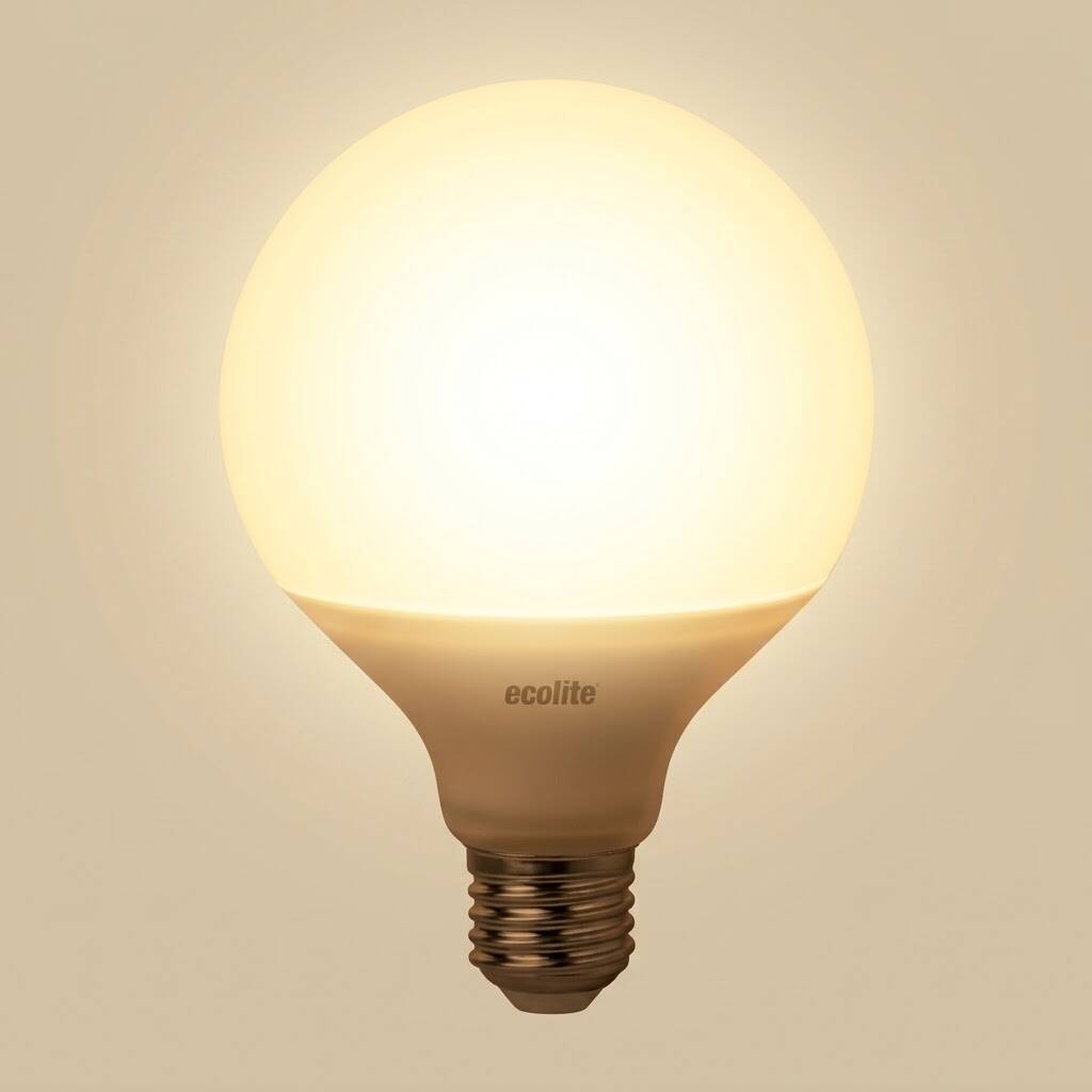 ECOLİTE 18W GÜNIŞIĞI 3000K LED GLOBE G120 Ampul : 220V - Opal cam - 1800LM - 15.000 saat ömür  - 3