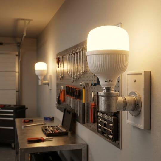 ECOLİTE 28W GÜNIŞIĞI 3000K LED JUMBO T100 Ampul : 220V - Opal cam   - 2