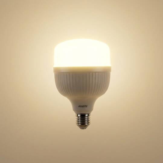 ECOLİTE 28W GÜNIŞIĞI 3000K LED JUMBO T100 Ampul : 220V - Opal cam   - 3