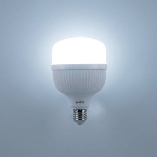 ECOLİTE 36W BEYAZ 6500K LED JUMBO T115 Ampul : 220V - Opal cam  15.000 saat ömür - 3