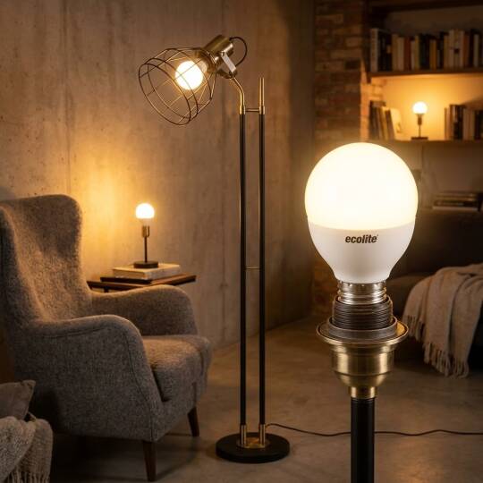 Ecolite 4,8W GÜNIŞIĞI 3000K E14 Duy LED CLASSIC G45 Ampul 220V Opal cam 470 Lümen 15.000 Saat Ömür  - 2