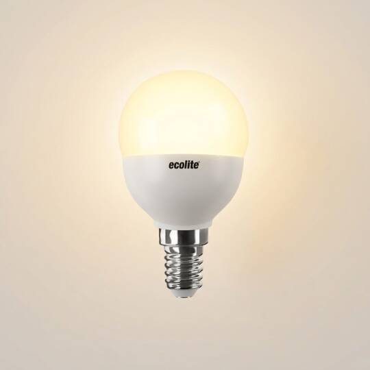 Ecolite 4,8W GÜNIŞIĞI 3000K E14 Duy LED CLASSIC G45 Ampul 220V Opal cam 470 Lümen 15.000 Saat Ömür  - 3