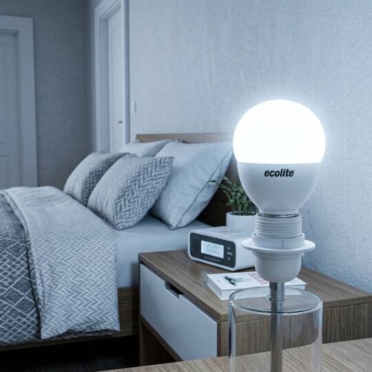 Ecolite 4,8W Beyaz 6500k E14 Duy LED CLASSIC G45 Ampul 220V Opal cam 470 Lümen 15.000 Saat Ömür - 2