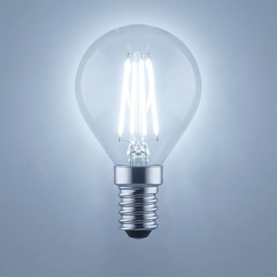Ecolite 4W BEYAZ 6500K  LED FILAMENT G45 Ampul 220V Şeffaf cam 470 Lümen 15.000 Saat Ömür - 3