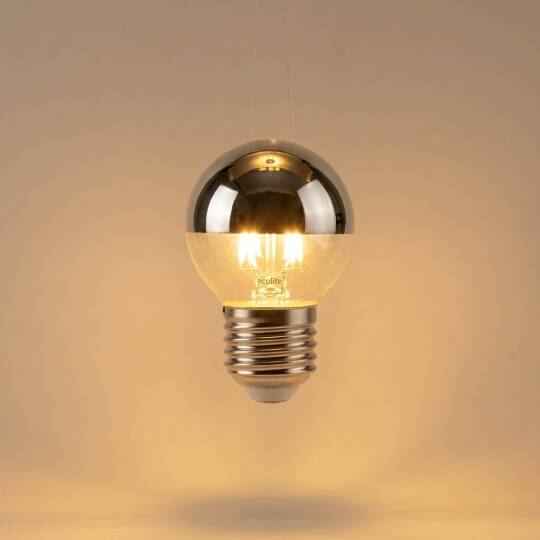Ecolite 4W LED CROWN SILVER G45 Ampul 220V 370 Lümen 15.000 Saat Ömür - 3
