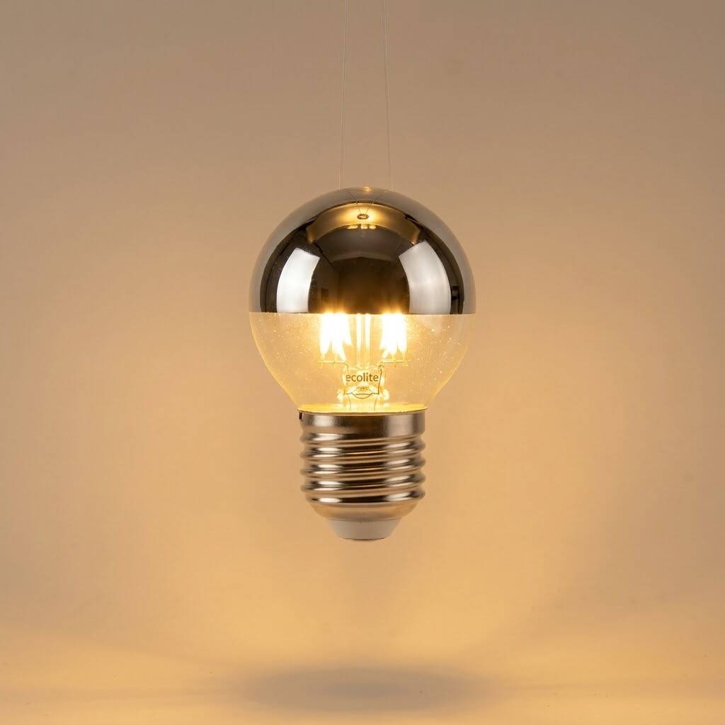 Ecolite 4W LED CROWN SILVER G45 Ampul 220V 370 Lümen 15.000 Saat Ömür - 3
