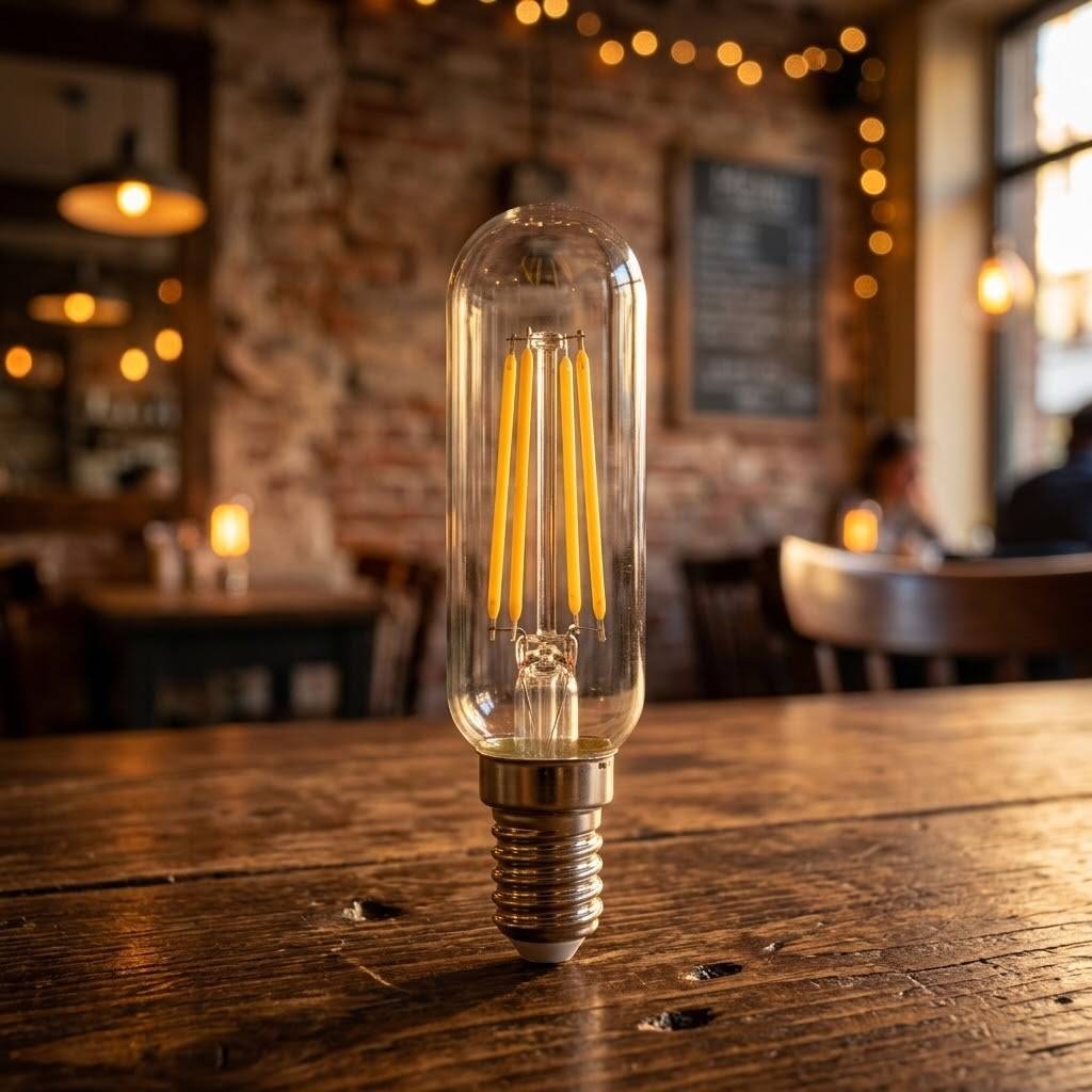 Ecolite 4W LED FILAMENT T25 Ampul 220V Şeffaf cam 470 Lümen 15.000 saat ömür - 2
