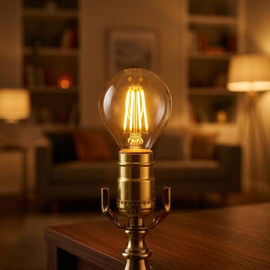 Ecolite 4W SARI 2700K LED FILAMENT G45 Ampul 220V Şeffaf cam 470 Lümen 15.000 Saat Ömür - 2