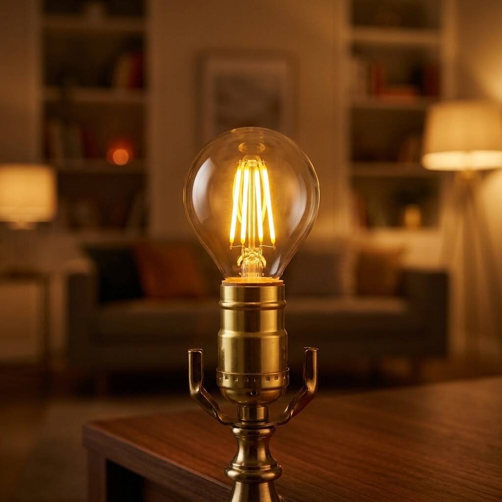 Ecolite 4W SARI 2700K LED FILAMENT G45 Ampul 220V Şeffaf cam 470 Lümen 15.000 Saat Ömür - 2