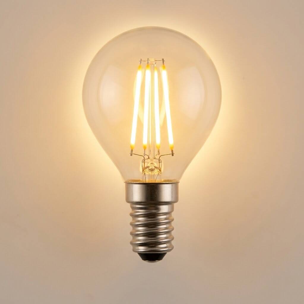 Ecolite 4W SARI 2700K LED FILAMENT G45 Ampul 220V Şeffaf cam 470 Lümen 15.000 Saat Ömür - 3