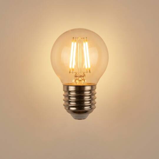 Ecolite 4W SARI 2700K LED FILAMENT G45 Ampul 220V Şeffaf cam 470 Lümen 15.000 Saat Ömür - 3