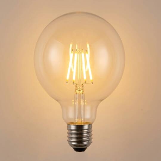 Ecolite 7W LED FILAMENT 2700K G125 Ampul Şeffaf cam 900 Lümen 15.000 Saat Ömür - 3