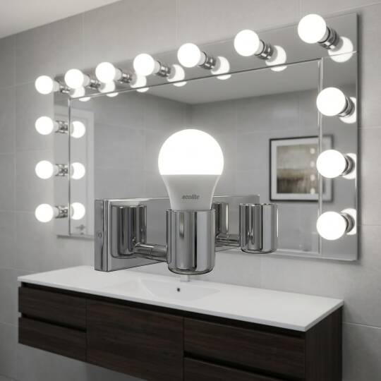 ECOLİTE 8,5 W ILIK BEYAZ LED CLASSIC G45 Ampul : 220V - Opal cam - 810 Lümen 15.000 saat  - 2