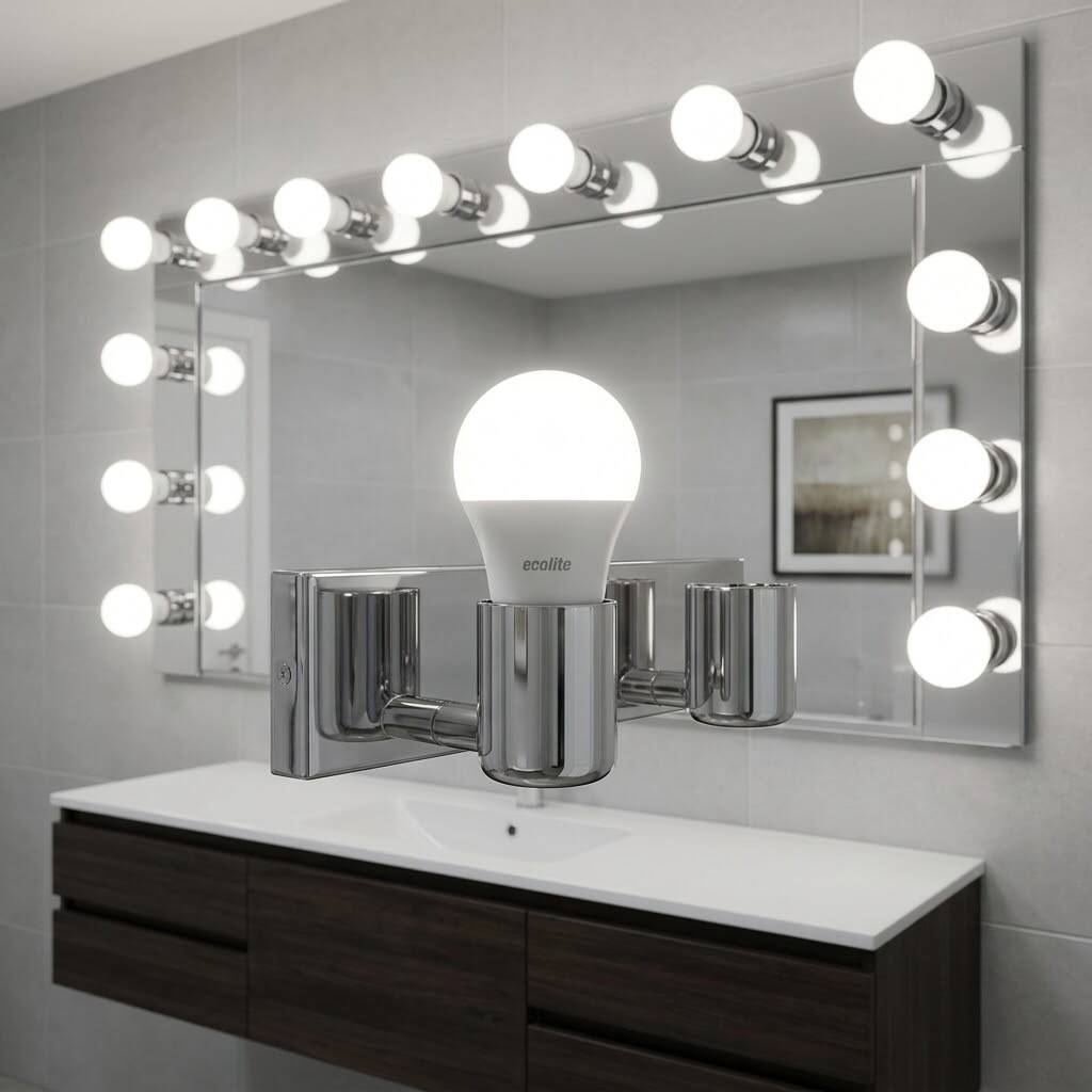 ECOLİTE 8,5 W ILIK BEYAZ LED CLASSIC G45 Ampul : 220V - Opal cam - 810 Lümen 15.000 saat  - 2
