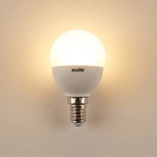 ECOLİTE 8,5W GÜNIŞIĞI 3000K LED CLASSIC G45 Ampul : 220V - Opal cam - 810 Lümen 15.000 saat   - 3