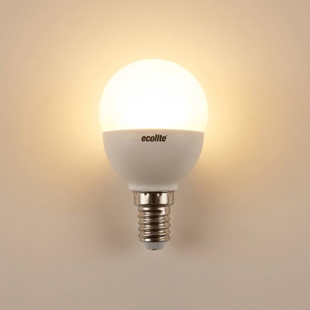 ECOLİTE 8,5W GÜNIŞIĞI 3000K LED CLASSIC G45 Ampul : 220V - Opal cam - 810 Lümen 15.000 saat   - 3