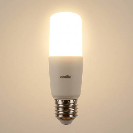 ECOLİTE 8,5W GÜNIŞIĞI 3000K LED STICK T37 Ampul : 220V - Opal cam - 810 Lümen 15.000 saat ömür - 3