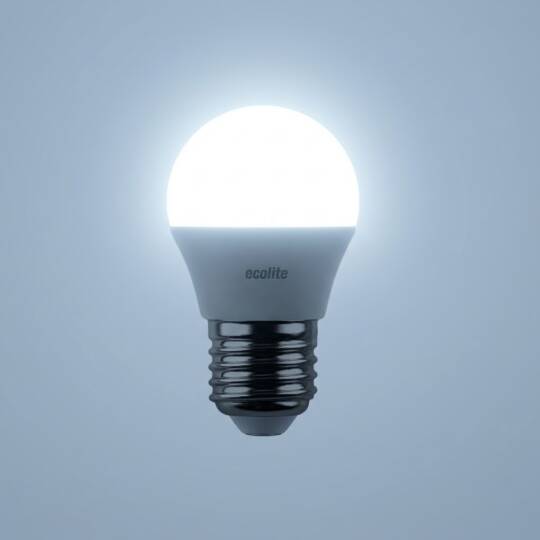 ECOLİTE 8,5 W BEYAZ 6500KLED CLASSIC G45 Ampul : 220V - Opal cam - 810 Lümen 15.000 saat - 3