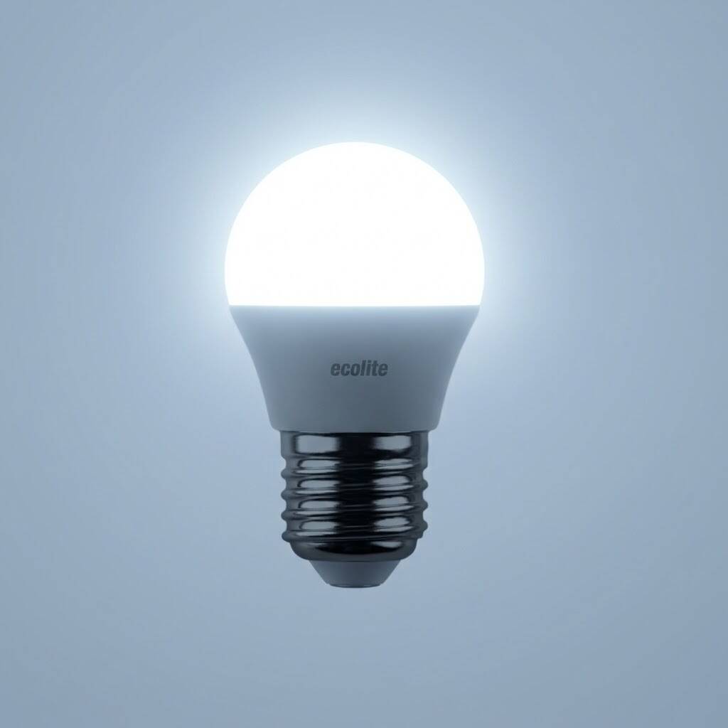 ECOLİTE 8,5 W BEYAZ 6500KLED CLASSIC G45 Ampul : 220V - Opal cam - 810 Lümen 15.000 saat - 3