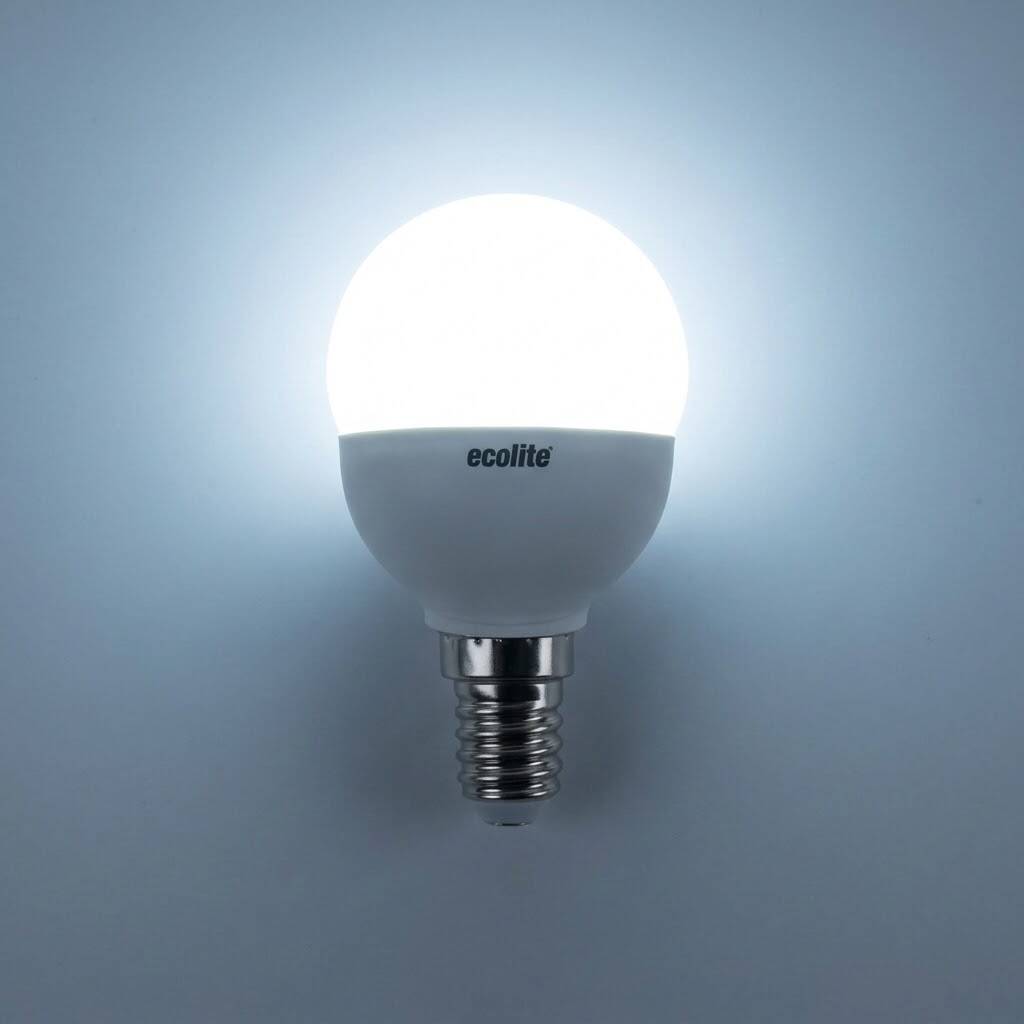ECOLİTE 8,5W BEYAZ 6500K LED CLASSIC G45 Ampul : 220V - Opal cam - 810 Lümen 15.000 saat - 3