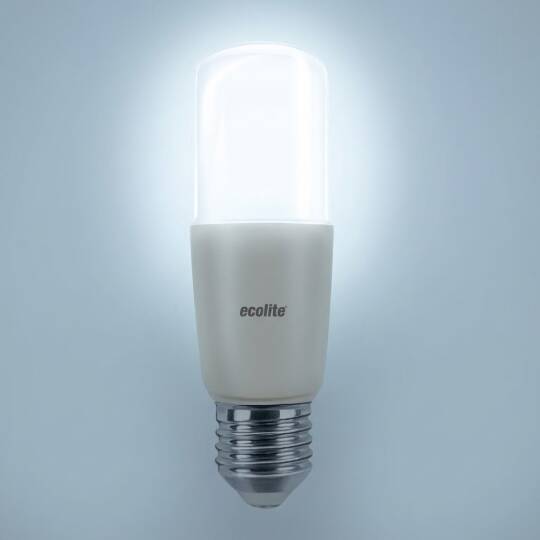 ECOLİTE 8,5W BEYAZ 6500K LED STICK T37 Ampul : 220V - Opal cam - 810 Lümen 15.000 saat ömür  - 3