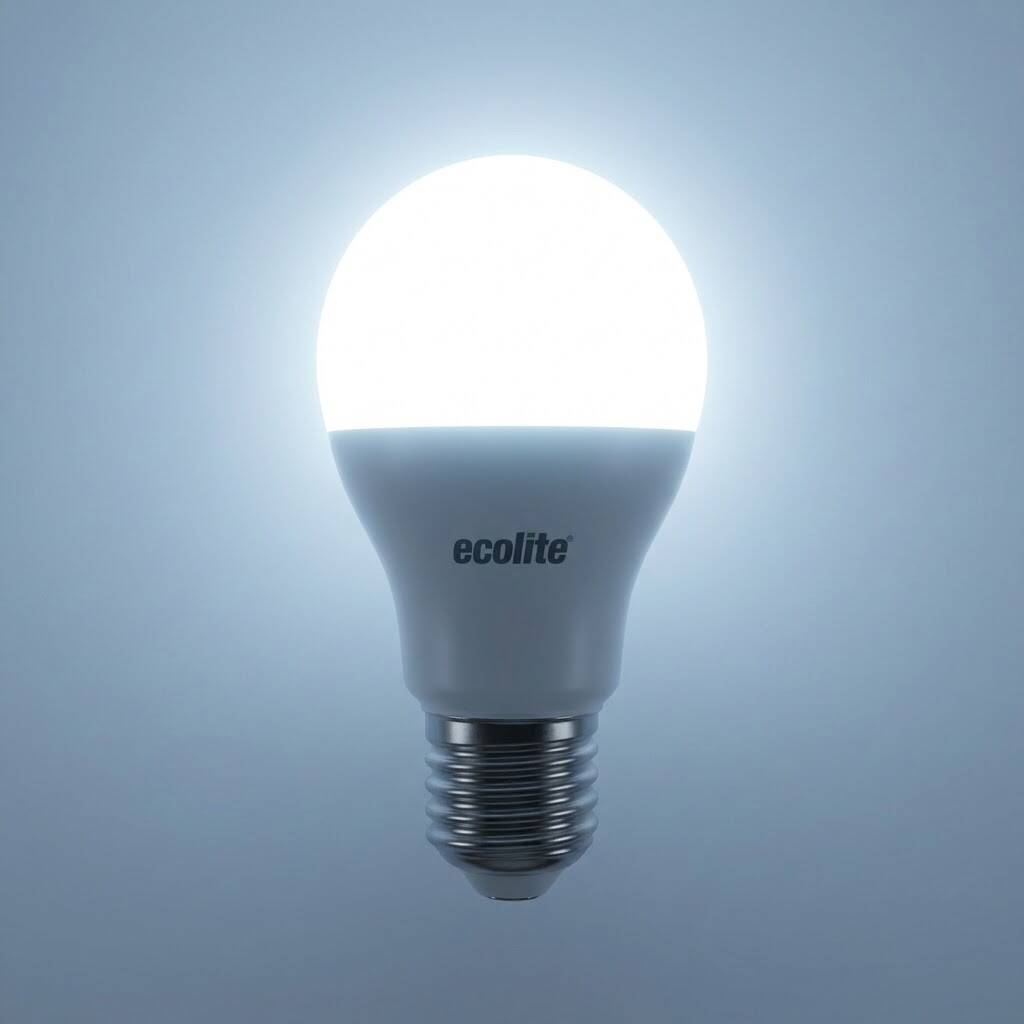 Ecolite 9W BEYAZ 6500K LED EMERGENCY LIGHT A65 Ampul : 220V - Opal Cam - 15.000 saat ömür - - 3