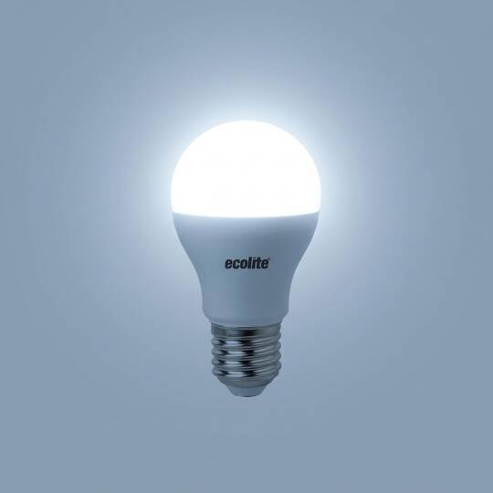 Ecolite 9W BEYAZ 6500K LED SENSOR LIGHT CLASSIC A60 Ampul 220V Opal Cam 15.000 Saat Ömür - 3