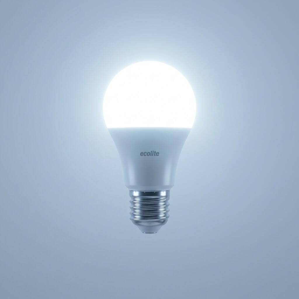 Ecolite 9W BEYAZ LED DIMMABLE CLASSIC A60 Ampul 220V Opal Cam 15.000 Saat Ömür - 3