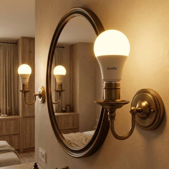 Ecolite 9W GÜNIŞIĞI 3000K LED DIMMABLE CLASSIC A60 Ampul 220V Opal Cam 15.000 Saat Ömür  - 2