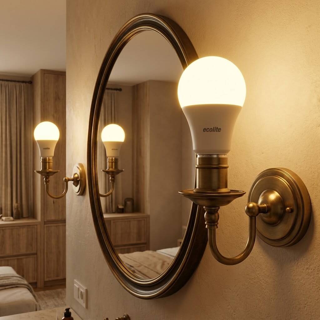 Ecolite 9W GÜNIŞIĞI 3000K LED DIMMABLE CLASSIC A60 Ampul 220V Opal Cam 15.000 Saat Ömür  - 2