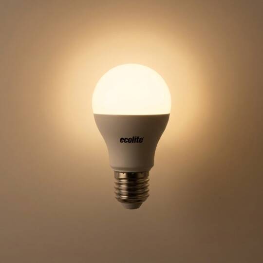 Ecolite 9W GÜNIŞIĞI 3000K LED SENSOR LIGHT CLASSIC A60 Ampul 220V Opal Cam 15.000 Saat Ömür  - 3