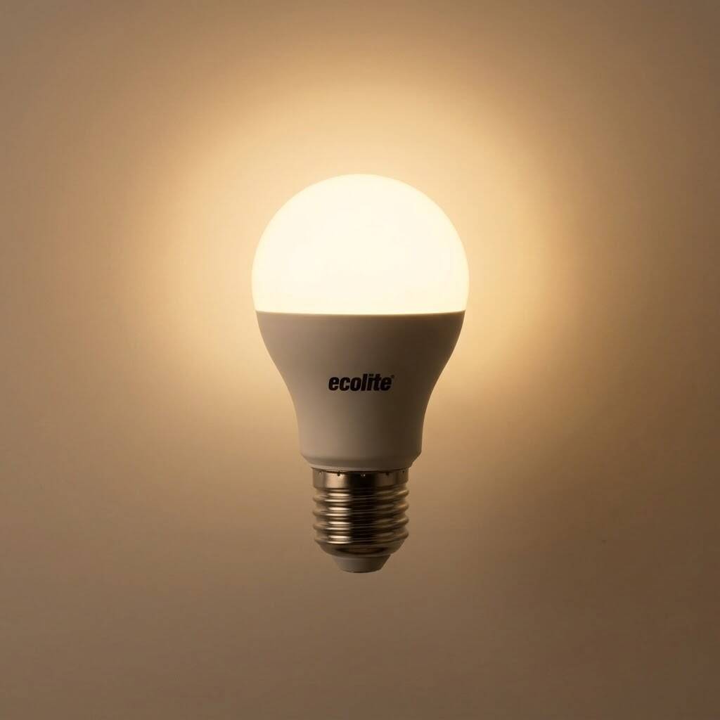 Ecolite 9W GÜNIŞIĞI 3000K LED SENSOR LIGHT CLASSIC A60 Ampul 220V Opal Cam 15.000 Saat Ömür  - 3