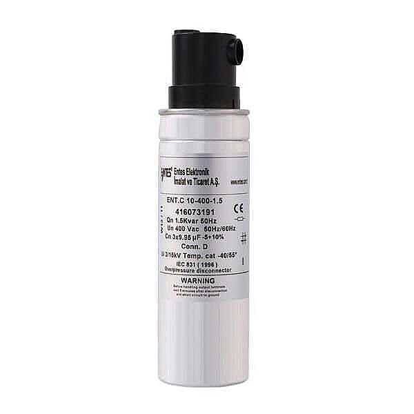 ENT.CMD-450-1,5kVAR TRİFAZE MİNİ KONDANSATÖR Entes - 1