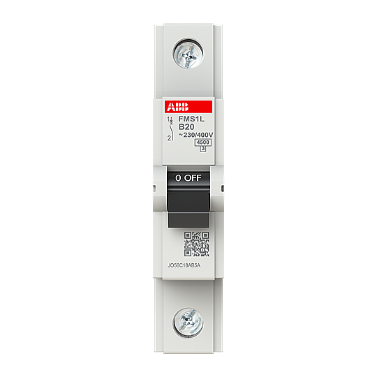 Formula 1x20A 4,5KA B Tipi W Otomatik Sigorta (FMS1LB20) ABB - 1