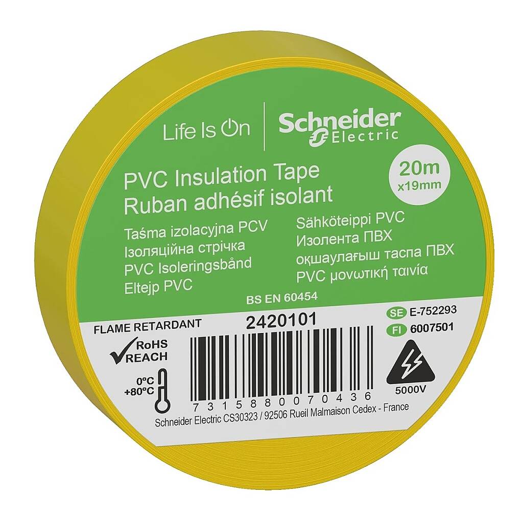 İZOLEBANT SARI 19mmx20mt Schneider Electric - 1