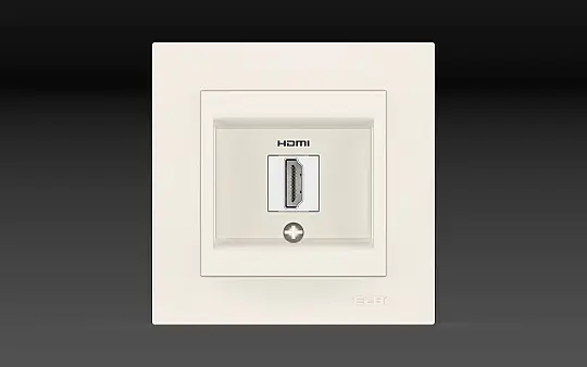 NATURAL BEYAZ HDMI PRİZ El-Bi
