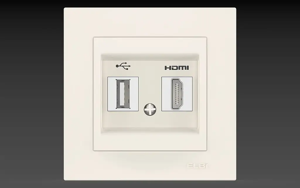 NATURAL BEYAZ HDMI+USB El-Bi - 1