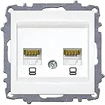 NATURAL KREM 2Lİ DATA Priz.cat6 El-Bi